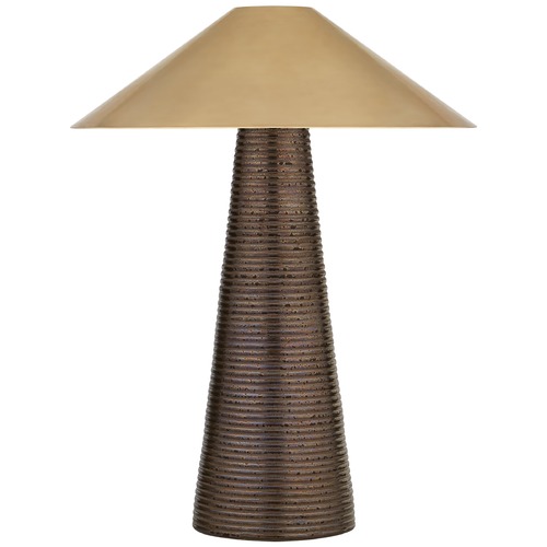 Kelly Wearstler Miramar Lamp in Crystal Bronze by Visual Comfort Signature
