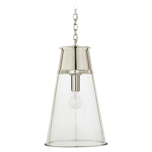 Thomas OBrien Robinson Large Pendant in Nickel by Visual Comfort Signature