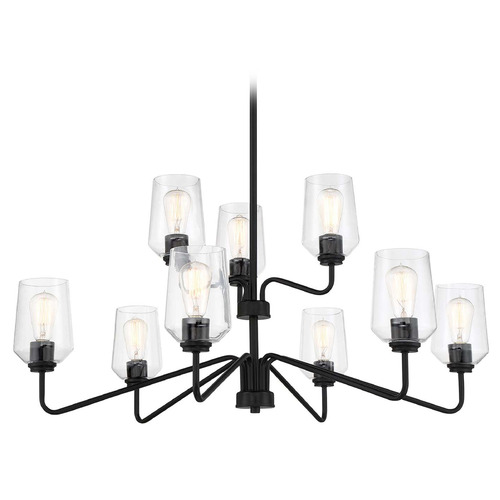 Craftmade Lighting Shayna Flat Black Chandelier by Craftmade Lighting 56129-FB