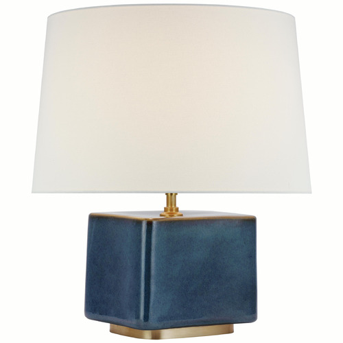 Visual Comfort Signature Collection Champalimaud Toco Table Lamp in Blue Brown by Visual Comfort Signature CD3601MBB-L