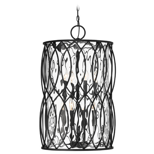 Savoy House Lighting Snowden Matte Black Pendant Light with Cylindrical Shade