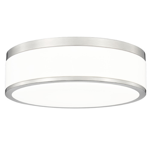 Z-Lite Ballord Brushed Nickel LED Flushmount Light