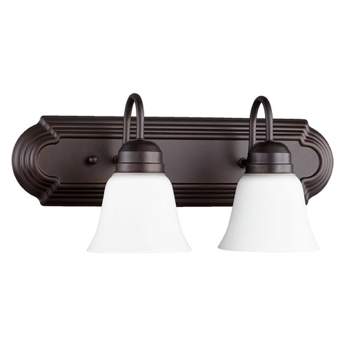 Quorum Lighting Oiled Bronze Bathroom Light by Quorum Lighting 5094-2-86