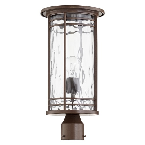 Quorum Lighting Larson Oiled Bronze Post Light by Quorum Lighting 7918-9-186