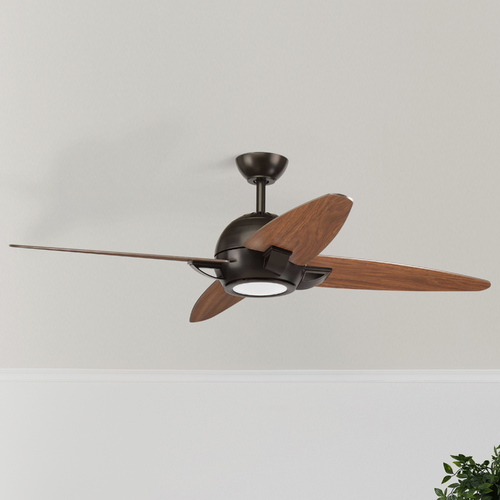 Soar Antique Bronze LED Ceiling Fan by Progress Lighting