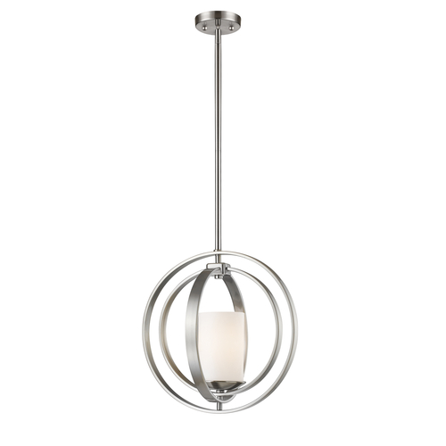 Z-Lite Ashling Brushed Nickel Pendant by Z-Lite 6002MP-BN