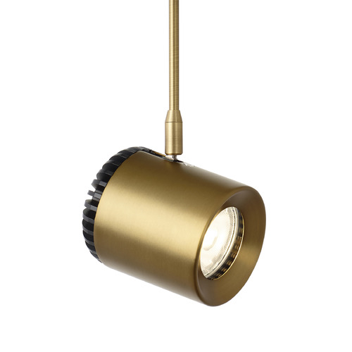 Visual Comfort Modern Collection Sean Lavin Burk 3-Inch 2700K 18-Degree LED Freejack Track Head in Brass by VC Modern 700FJBRK8272003R