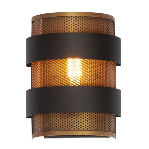 Maxim Lighting Caspian Oil Rubbed Bronze & Antique Brass Sconce by Maxim Lighting 31201OIAB