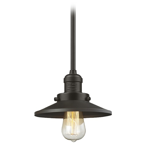 Railroad Oil Rubbed Bronze Mini Pendant by Innovations Lighting