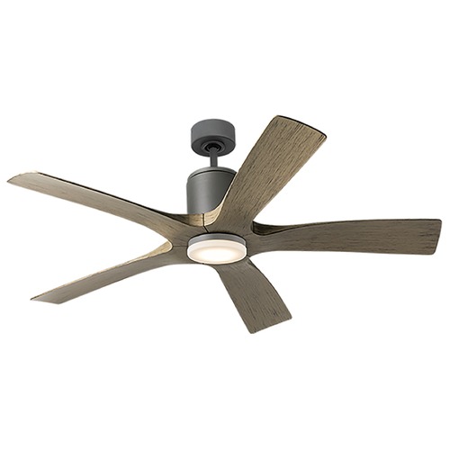 Modern Forms by WAC Lighting Modern Forms Aviator 5 Graphite Ceiling Fan Without Light FR-W1811-5-GH/WG