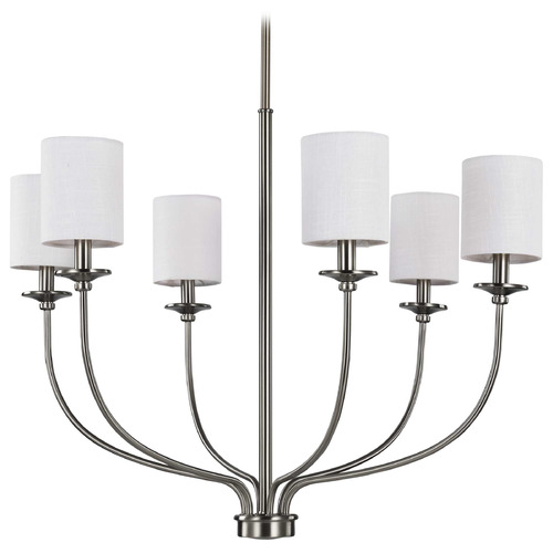Progress Lighting Bonita Brushed Nickel Chandelier