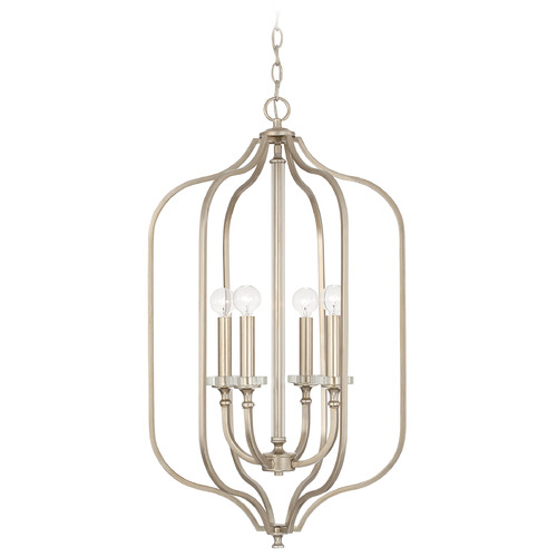 Breigh 18-Inch Foyer Pendant in Brushed Champagne by Capital Lighting