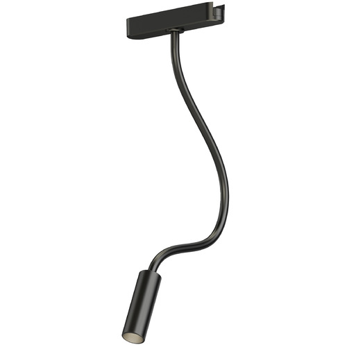 Continuum LED Reading Light Track Head in Black by ET2 Lighting