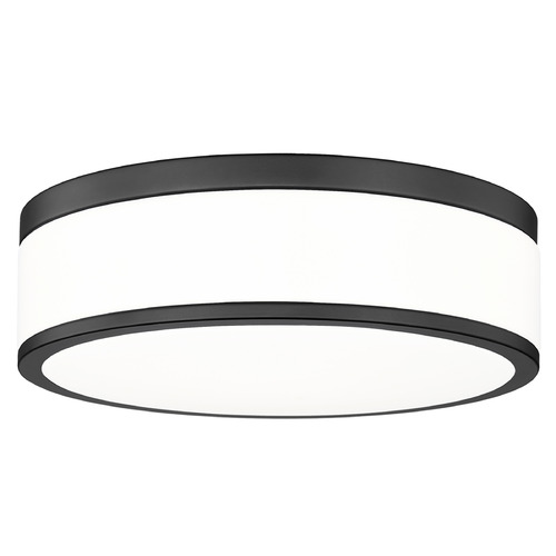 Z-Lite Ballord Matte Black LED Flushmount Light