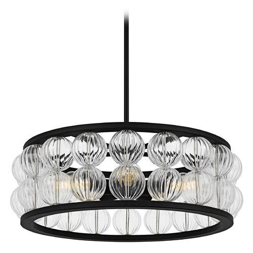 Quoizel Lighting Terrarock Matte Black Pendant Light