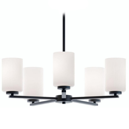 AFX Lighting Afx Lighting Leo Black Chandelier LEOP24MBBK