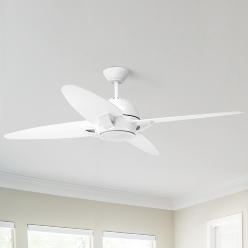 Soar White LED Ceiling Fan by Progress Lighting
