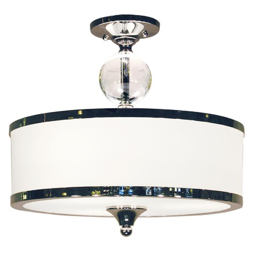 Cosmopolitan Chrome Semi-Flush Mount by Z-Lite