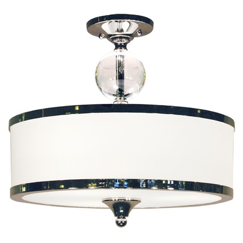 Z-Lite Cosmopolitan Chrome Semi-Flush Mount by Z-Lite 307SF-CH