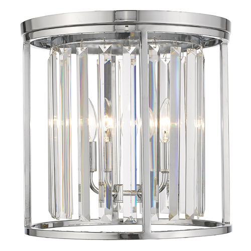 Z-Lite Monarch Chrome Flush Mount by Z-Lite 439F14-CH