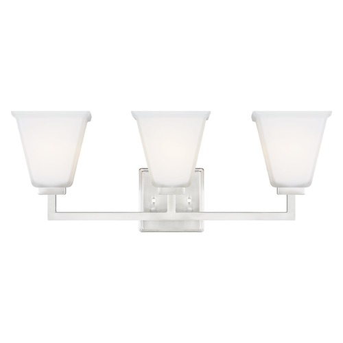 Ellis Harper Brushed Nickel Bathroom Light by Generation Lighting