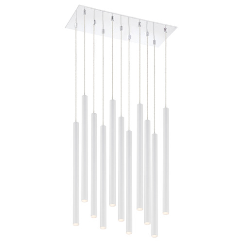 Z-Lite Forest Chrome LED Multi-Light Pendant by Z-Lite 917MP24-WH-LED-11LCH