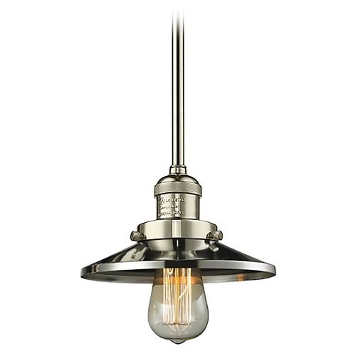 Railroad Polished Nickel Mini Pendant by Innovations Lighting
