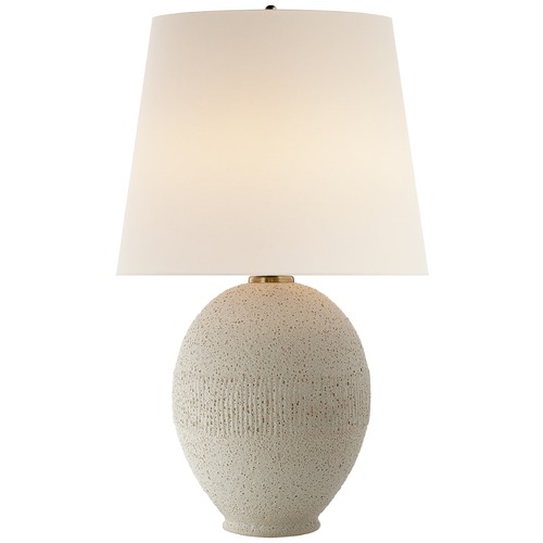 Visual Comfort Signature Collection Aerin Toulon Table Lamp in Volcanic Ivory by Visual Comfort Signature ARN3655VIL