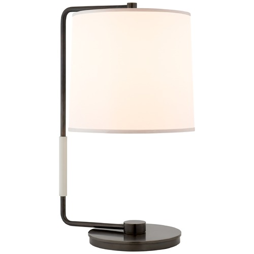 Visual Comfort Signature Collection Barbara Barry Swing Table Lamp in Bronze by Visual Comfort Signature BBL3070BZS