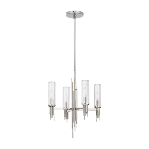 Alora Lighting Alora Lighting Elisa Carlucci Torres Polished Nickel Mini-Chandelier CH335418PNCR