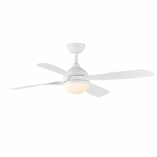 Bola 52-Inch 3CCT LED Indoor Fan in White by Maxim Lighting