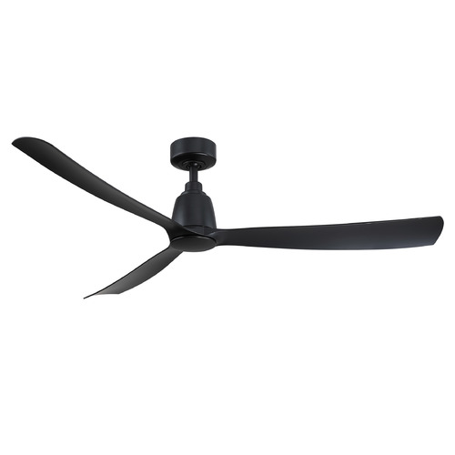 Fanimation Fans Fanimation Fans Kute 60 Black Ceiling Fan Without Light FPD8560BL
