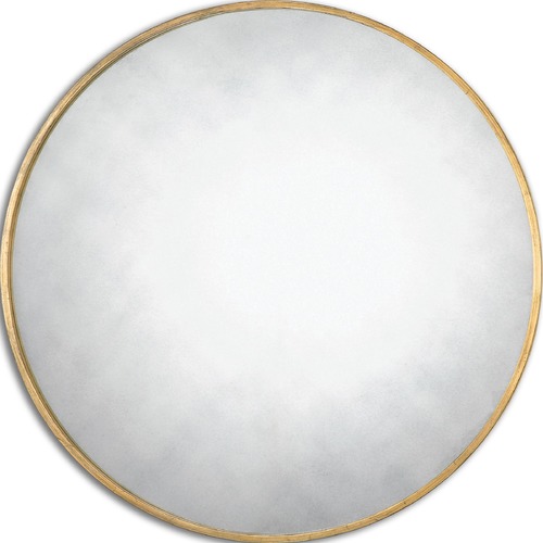 Junius Round Gold Mirror by Uttermost Lighting