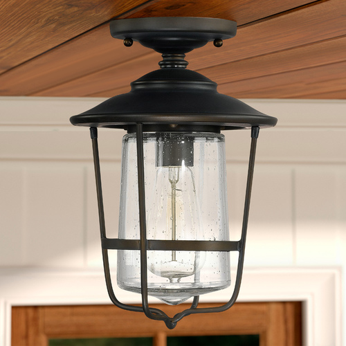 Capital Lighting Creekside Outdoor Flush Mount in Old Bronze by Capital Lighting 9607OB