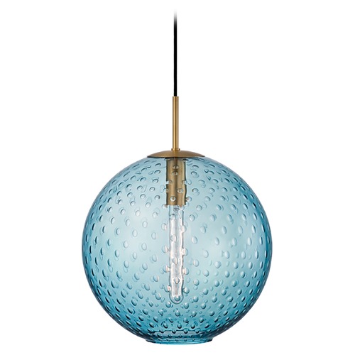 Hudson Valley Lighting Rousseau Pendant in Aged Brass by Hudson Valley Lighting 2015-AGB-BL