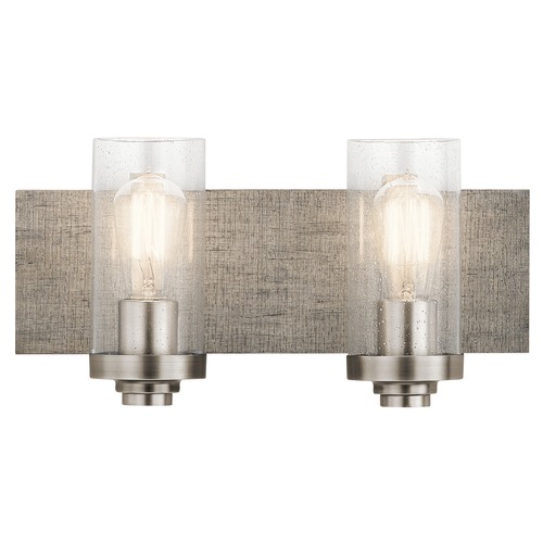 Kichler Lighting Dalwood Bathroom Light in Pewter by Kichler Lighting 45927CLP