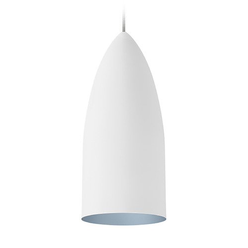Visual Comfort Modern Collection Mini Signal Freejack Pendant in White & Blue by Visual Comfort Modern 700FJSIGMWUS