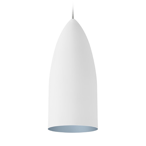 Mini Signal Freejack Pendant in White & Blue by Visual Comfort Modern
