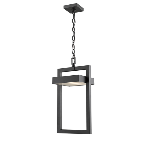 Z-Lite Luttrel Black LED Outdoor Hanging Light by Z-Lite 566CHB-BK-LED