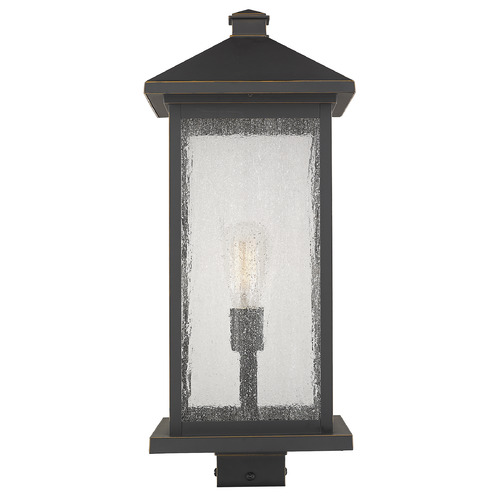 Z-Lite Portland Oil Rubbed Bronze Post Light by Z-Lite 531PHBXLS-ORB