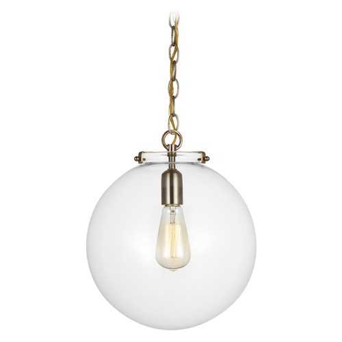 Visual Comfort Studio Collection Kate Satin Brass Pendant by Visual Comfort Studio 6692101-848