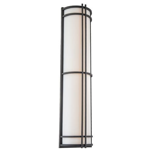Modern Forms by WAC Lighting Skyscraper Black LED Outdoor Wall Light by Modern Forms WS-W68637-BK