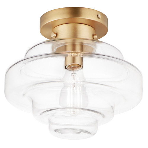 Maxim Lighting Maxim Lighting Harbor Satin Brass Flushmount Light 11120CLSBR