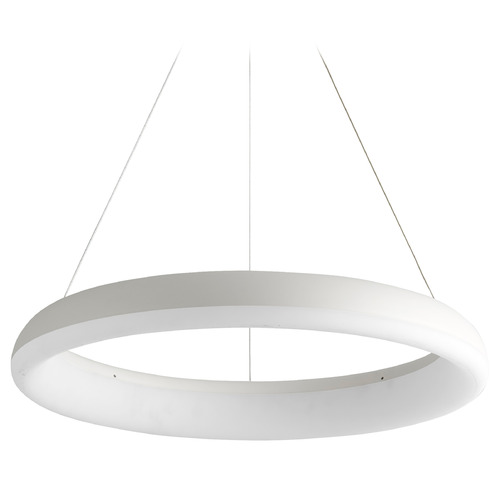 Oxygen Roswell 24-Inch LED Pendant in White by Oxygen Lighting 3-63-6