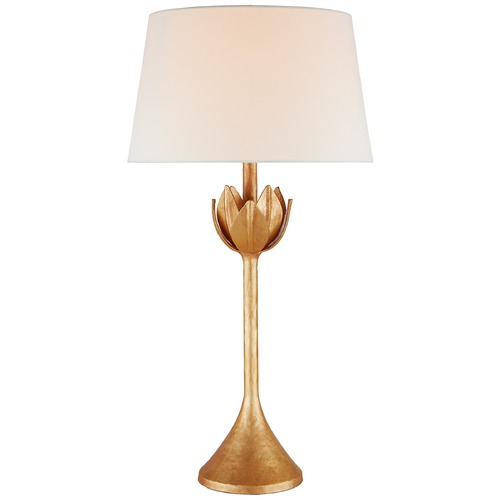 Visual Comfort Signature Collection Julie Neill Alberto Table Lamp in Gold Leaf by Visual Comfort Signature JN3002AGLL
