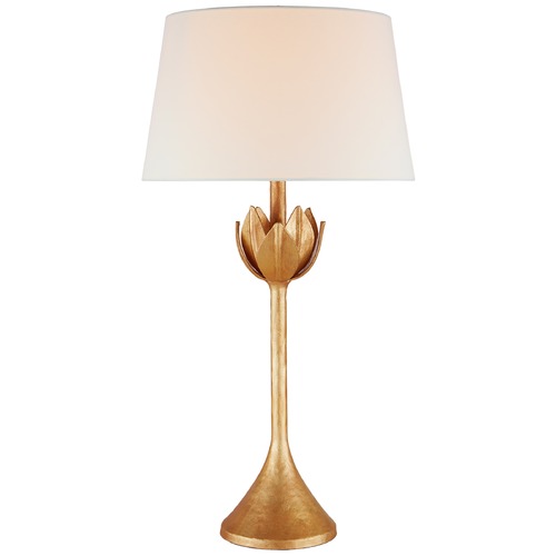 Julie Neill Alberto Table Lamp in Gold Leaf by Visual Comfort Signature