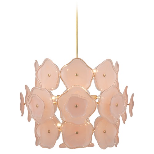 Visual Comfort Signature Collection Kate Spade New York Leighton Chandelier in Brass by Visual Comfort Signature KS5067SBBLS