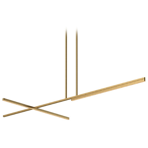 Kuzco Lighting Shift Brushed Gold LED Linear Light by Kuzco Lighting LP28760-BG