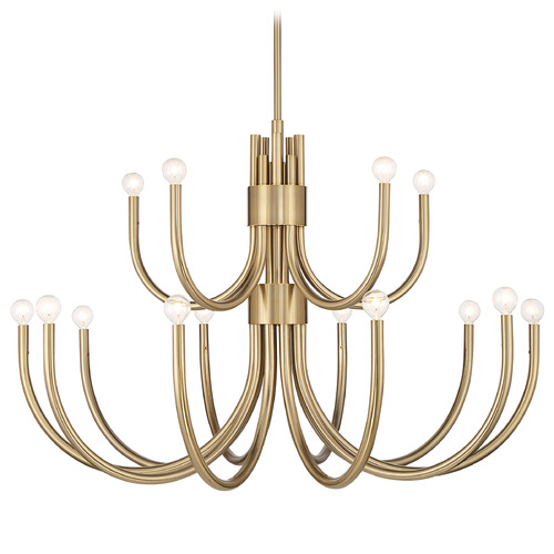 Savoy House Lighting Sorrento Noble Brass Chandelier