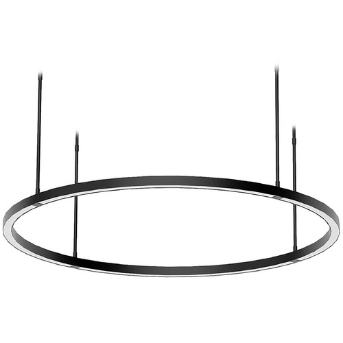 Visual Comfort Modern Collection Stagger Nightshade Black LED Pendant Light